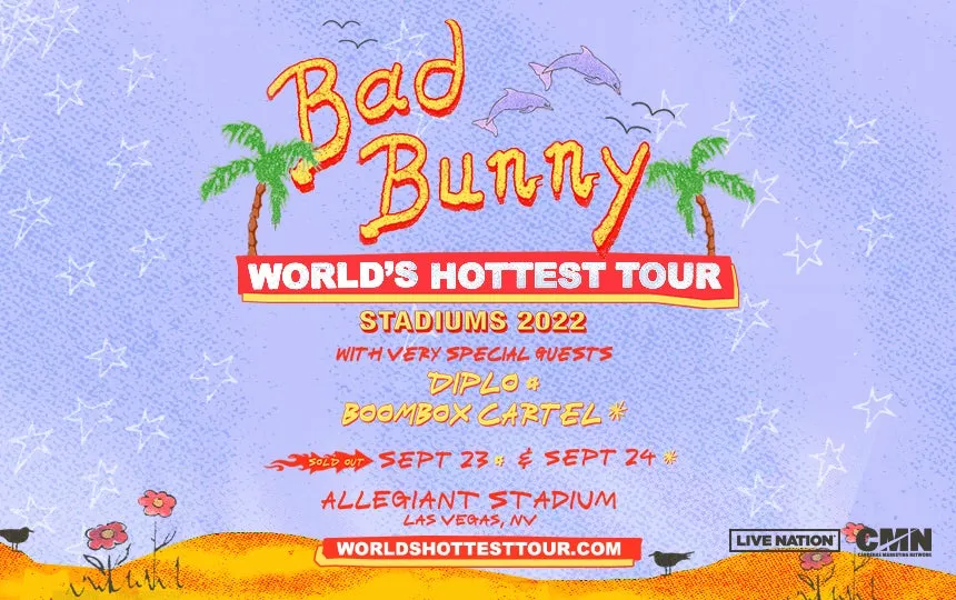 Bad Bunny — World's Hottest Tour 2026